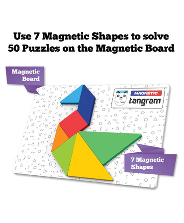 Play Panda Magnetic Tangram Animals – Brain-Boosting Puzzle Fun for All Ages (3–99 Years)!