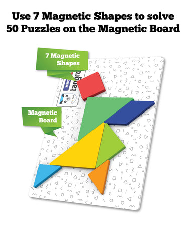 Play Panda Magnetic Tangram – Brain-Boosting Puzzle Game (Human Figures Theme)