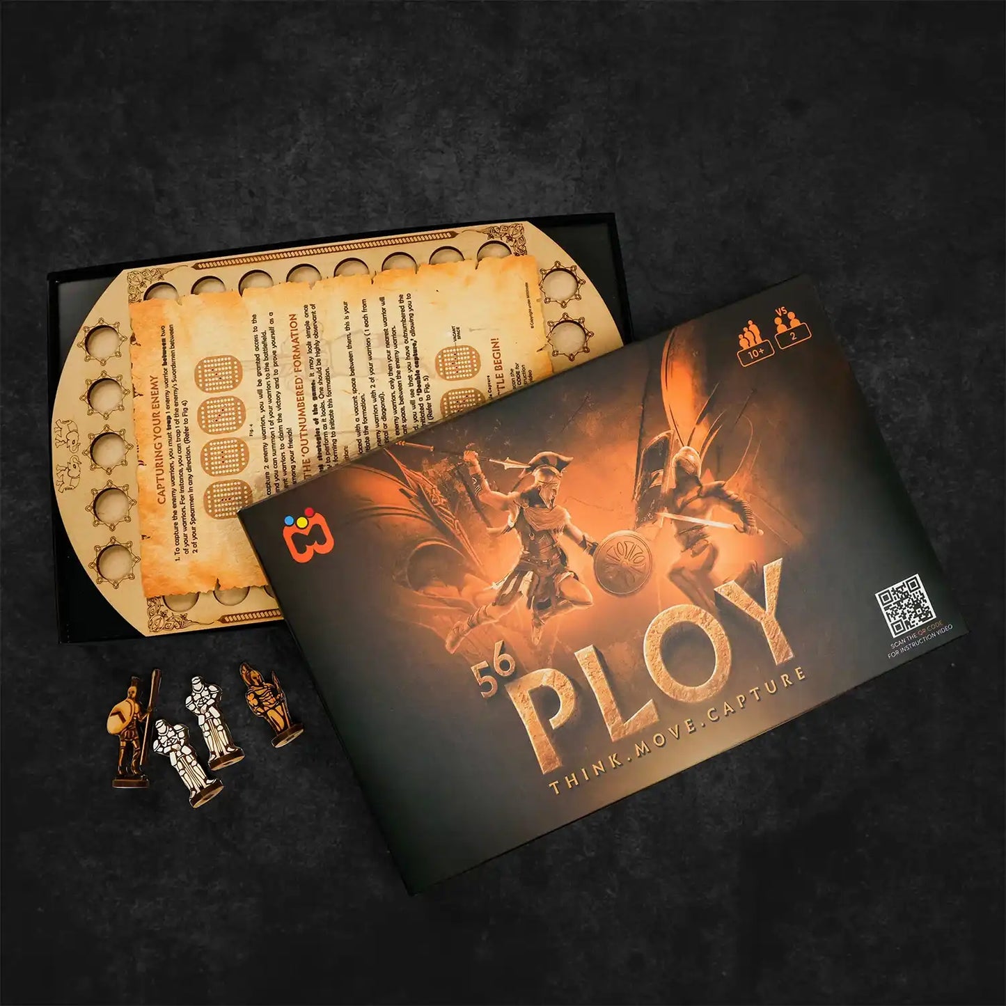 56 Ploy Strategy Battle Board Game β Think. Move. Capture | Ages 10+ | 2 Players