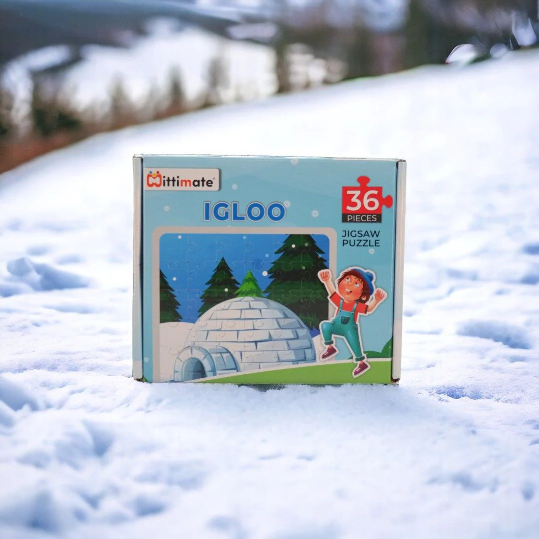 Mittimate Igloo Jigsaw Puzzle (36 pieces)