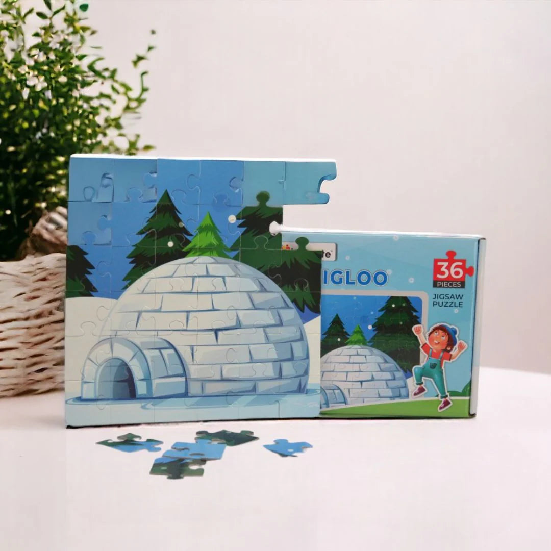 Mittimate Igloo Jigsaw Puzzle (36 pieces)