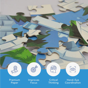 Mittimate Igloo Jigsaw Puzzle (36 pieces)