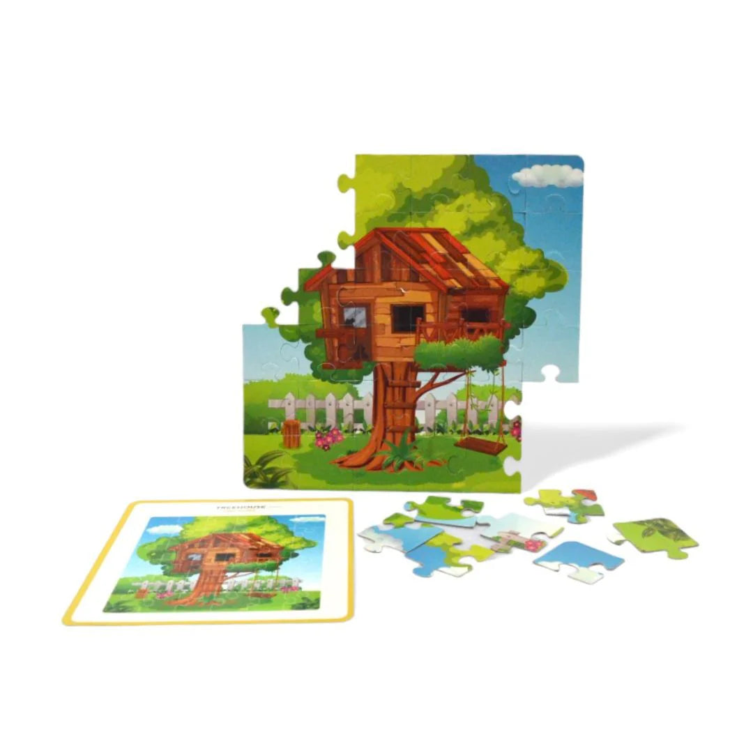 Mittimate Tree House Jigsaw Puzzle (36 Pieces)