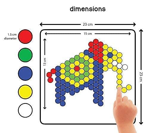 Magnetic Puzzles Circles – 200 Magnets & 100 Puzzle Designs (Ages 5+)