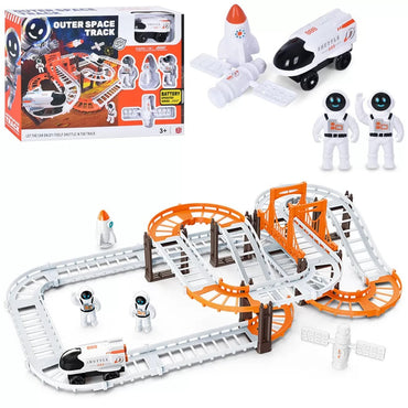 Outer Space Track Set | Battery-Operated Shuttle, Astronauts & More