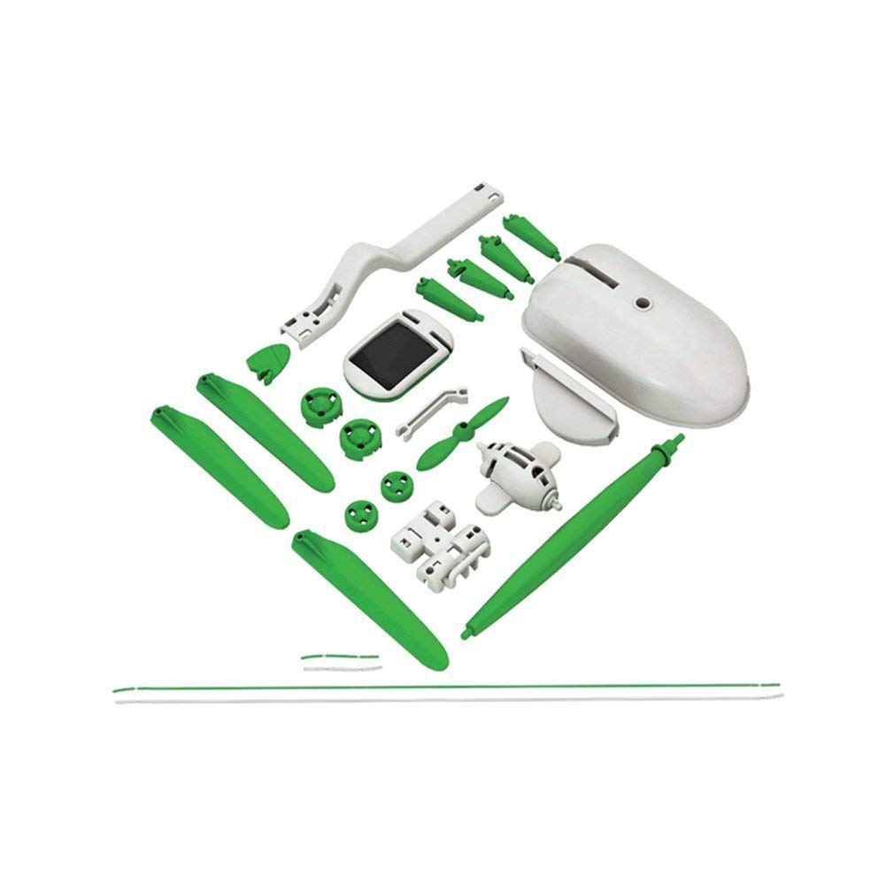 6-in-1 Hybrid Solar Energy Educational Kit – Build 6 Solar-Powered Models | STEM DIY Toy for Kids Age 10+