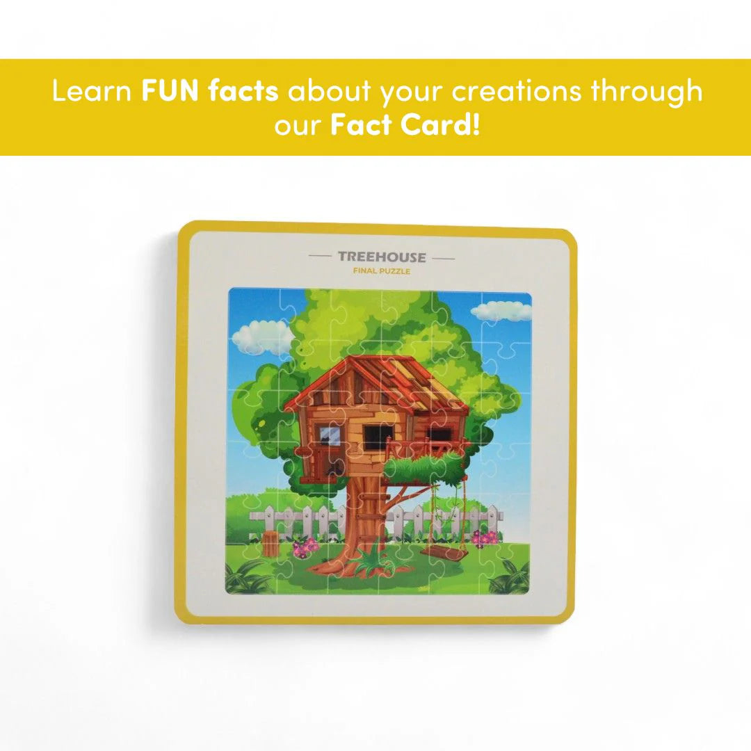 Mittimate Tree House Jigsaw Puzzle (36 Pieces)