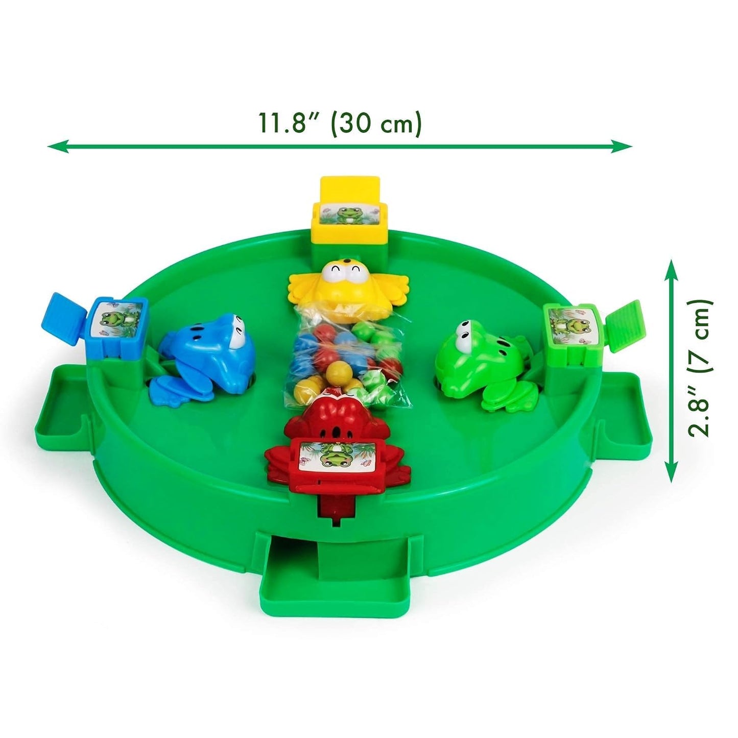 Hungry Frog Feeding Frenzy Game β Fast-Paced Action Toy for Kids β 4-Player Family Board Game with Colorful Balls & Jumping Frogs