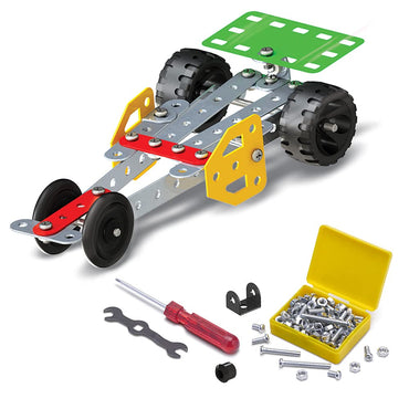 MECHANIX 0 DIY Engineering Kit for Kids – 98 Pieces | Build 5 Models | STEM Toy for Age 7+