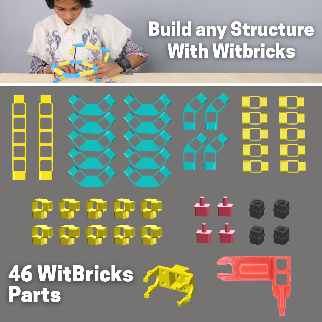 WitBlox DIY Talking Robot Build Talking Based Projects STEM Robot Toys for Boys and Girls| DIY Audio Recording Kit with Mic & Speaker| Kids School Science Exhibition| Birthday Gift Age 8 9 10 11 12