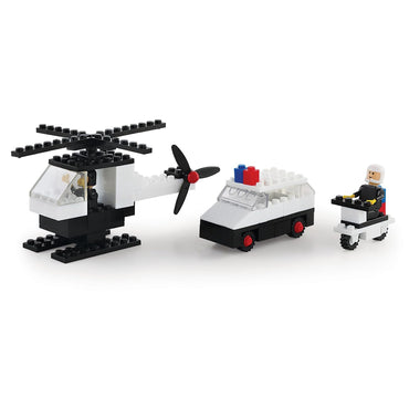 Highway Patrol Building Block Set – 260-Piece Construction Toy