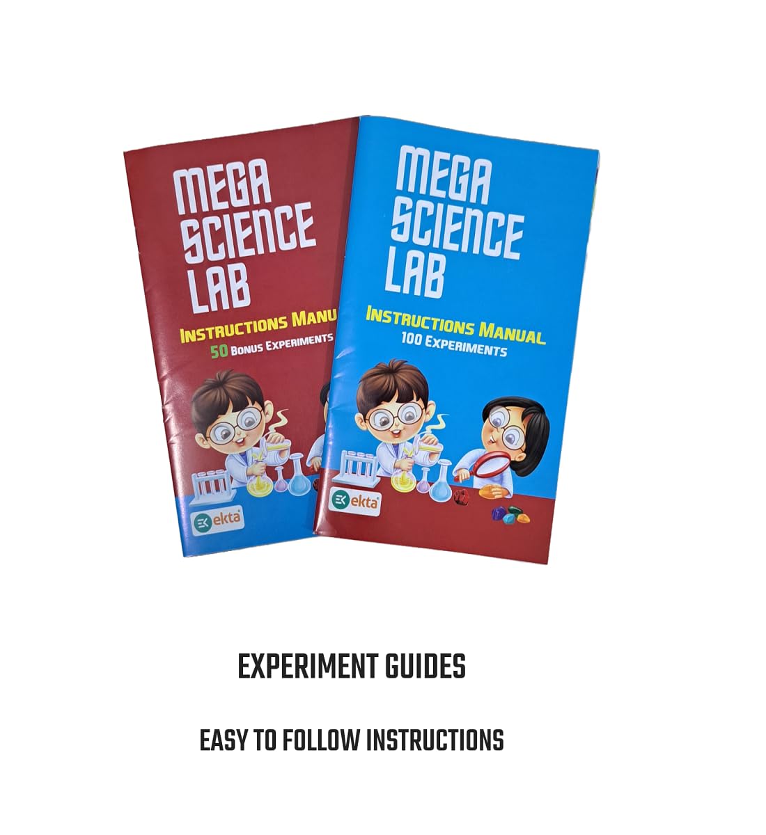 Mega Science Lab DIY Kit for Kids – 150+ Experiments | STEM Toy with Air, Water, Heat, Light & Crystal Science | Ages 8+