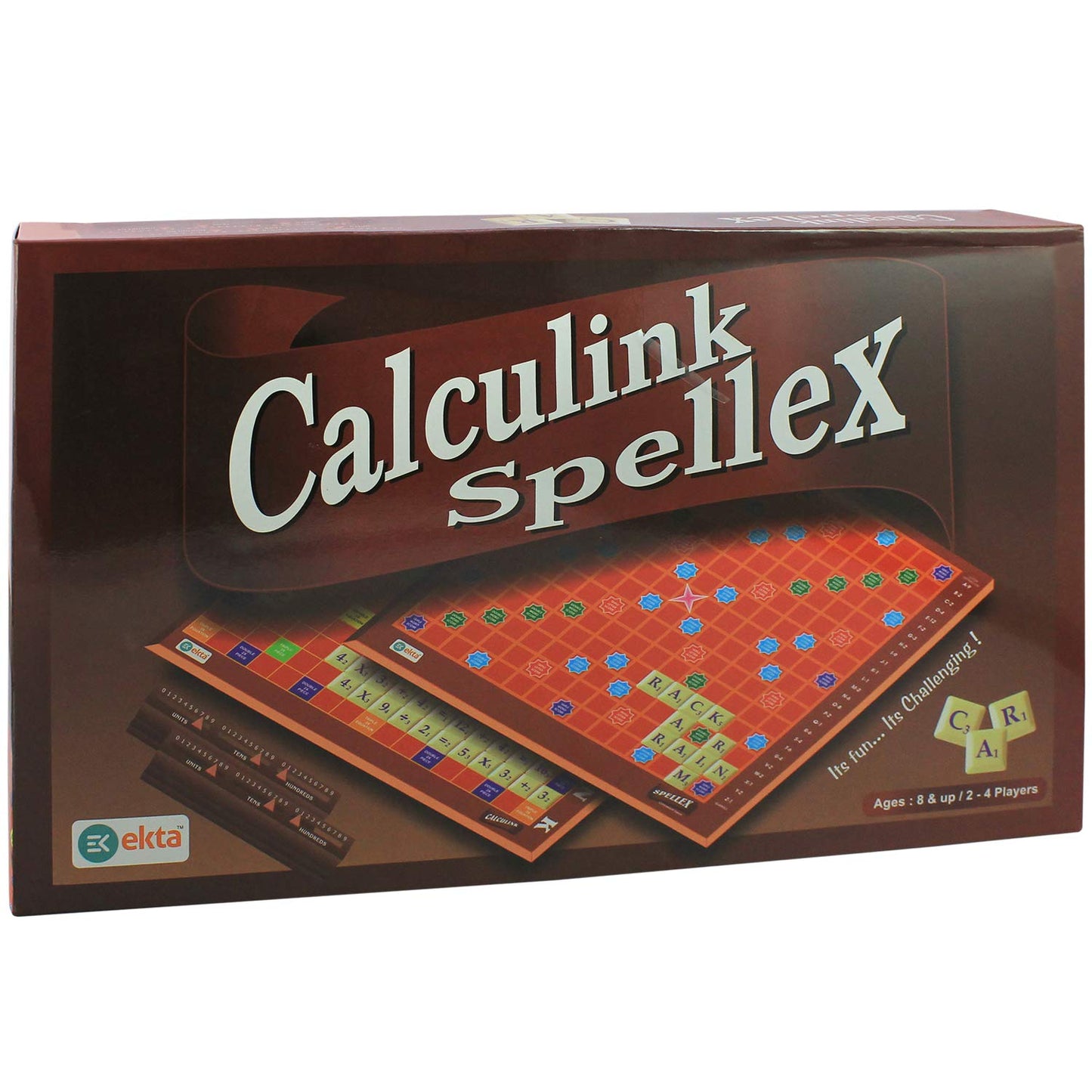 Calculink Spellex Educational Word Board Game – Fun Spelling & Vocabulary Game for Kids Age 6+