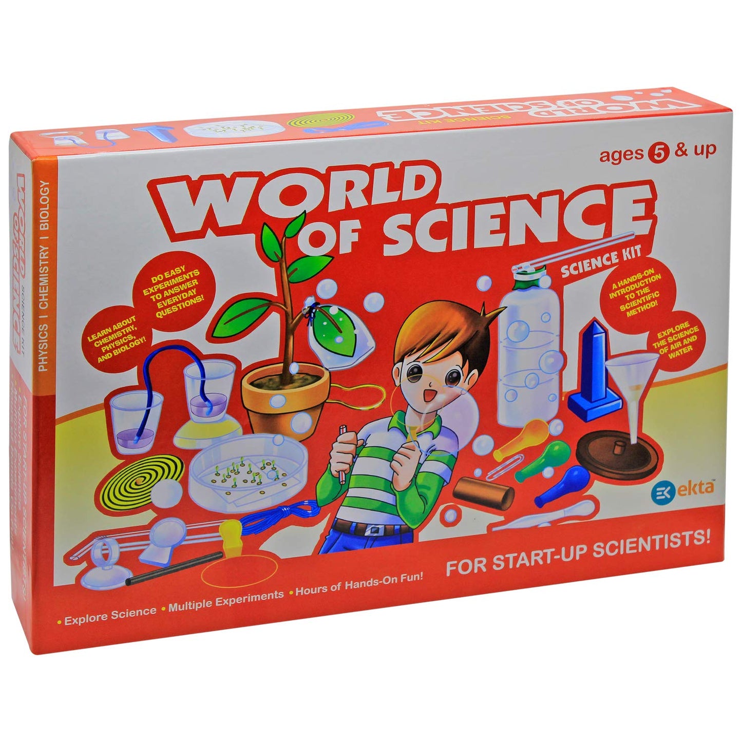 World of Science Kit – Hands-On Science Experiments for Kids (Ages 5 & Up)
