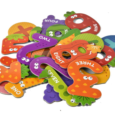 Play Panda Magnetic Numbers & Math Symbols – Fun with Fruits & Veggies!