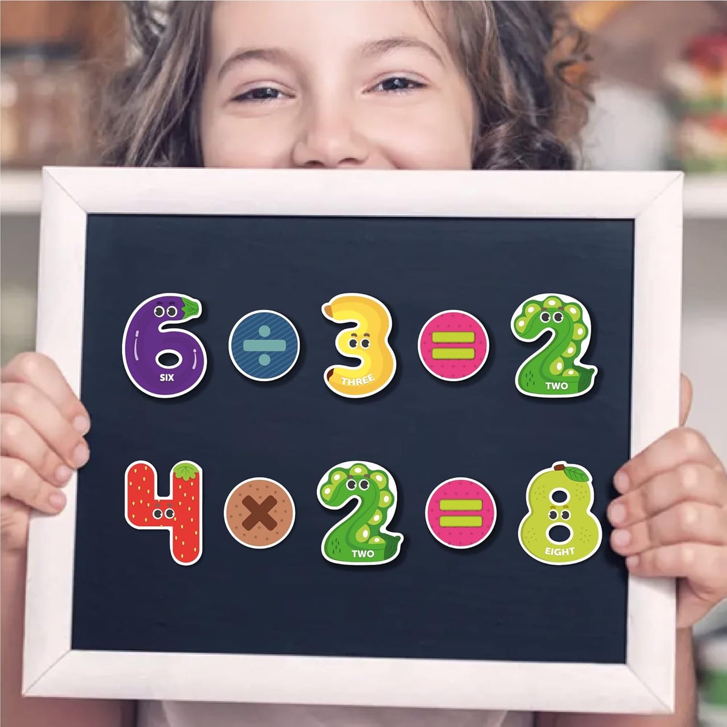 Play Panda Magnetic Numbers & Math Symbols – Fun with Fruits & Veggies!