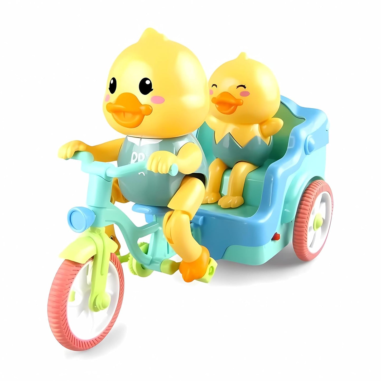 Duck Tricycle Toy with Backseat Passenger