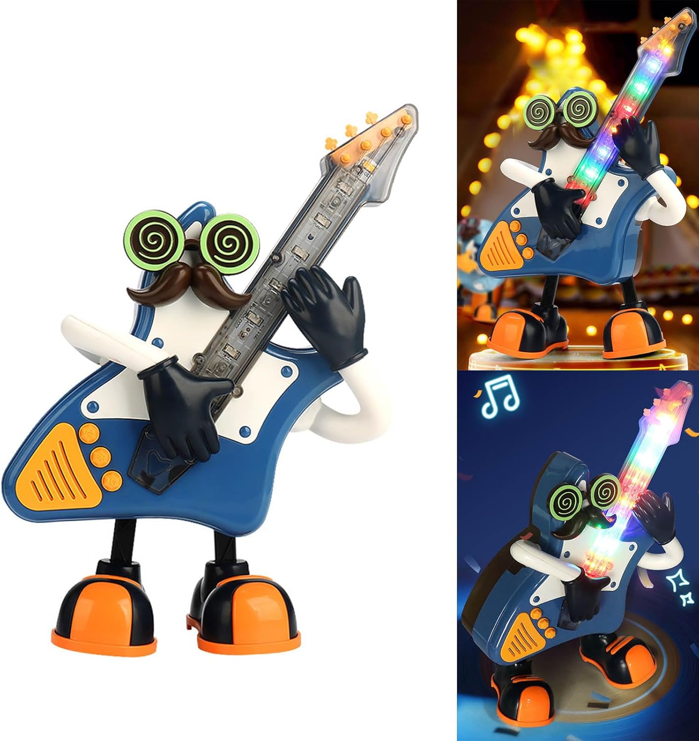 Rockstar Motion Guitar Toy β Musical Light-Up Robot for Kids