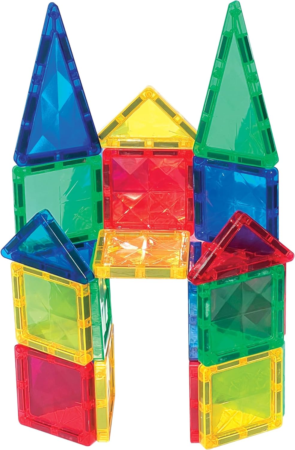 STEM Magnetic Tiles Building Set for Kids (Age 3+)
