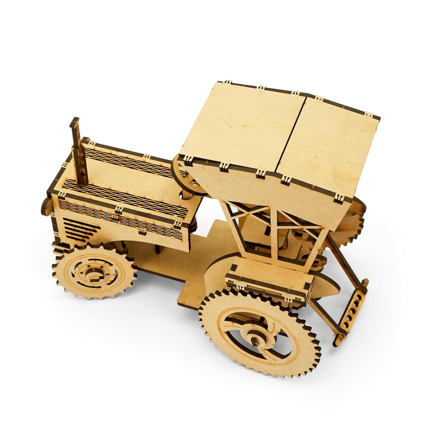 DIY Rusty the Tractor 3D wooden model kit