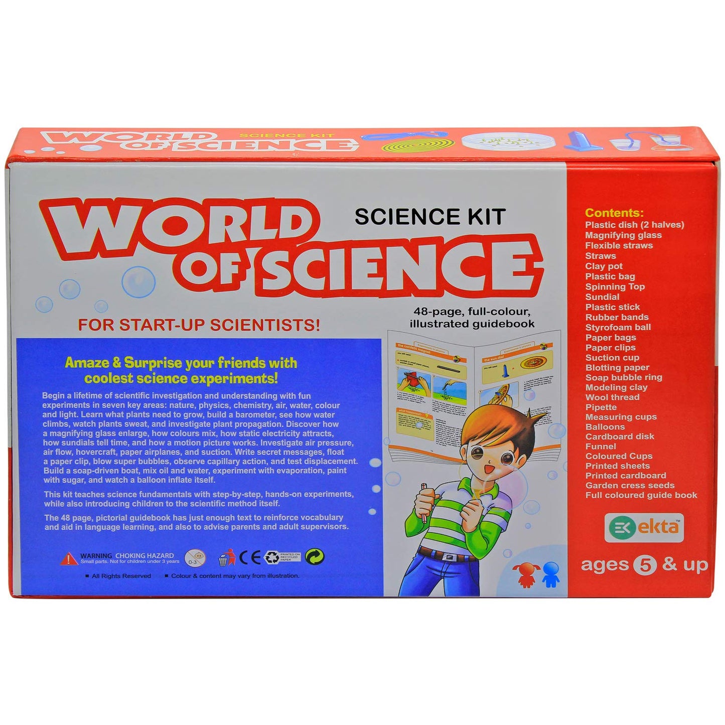 World of Science Kit – Hands-On Science Experiments for Kids (Ages 5 & Up)