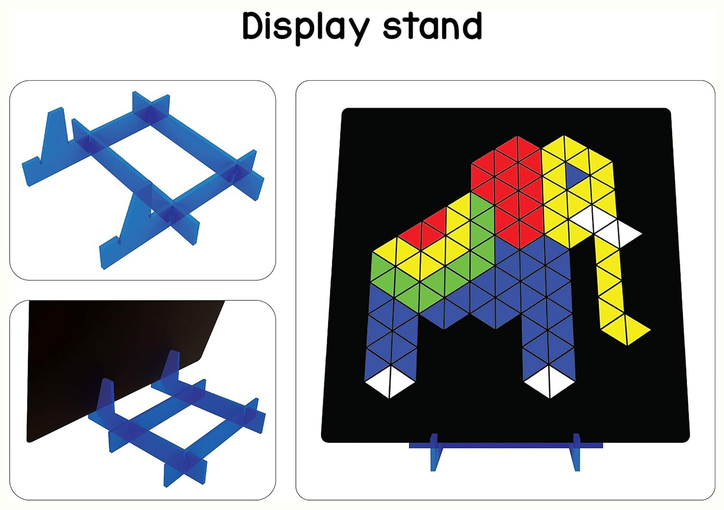 Play Panda Magnetic Puzzles – Triangles Edition | 100 Puzzle Cards & 250 Magnetic Pieces