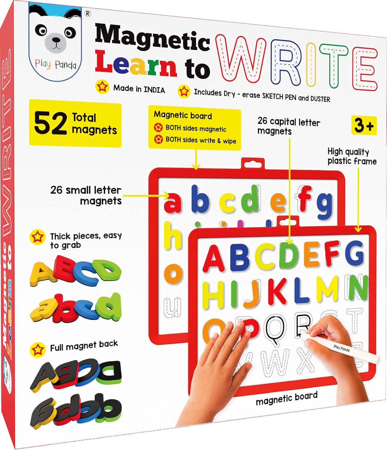 Magnetic Learn to Write – Alphabet Learning Kit for Kids (Ages 3+)