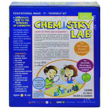 Chemistry Lab DIY Kit for Kids – 100+ Science Experiments | Ages 8+