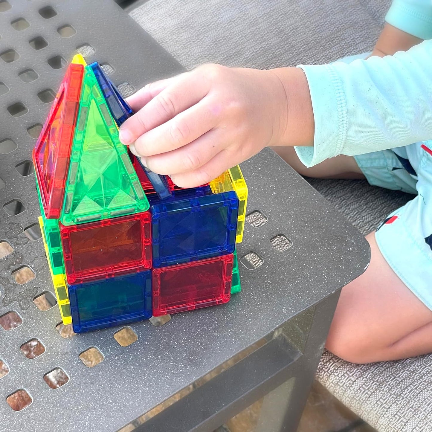 STEM Magnetic Tiles Building Set for Kids (Age 3+)