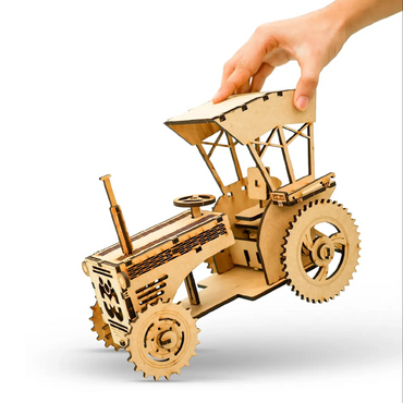 DIY Rusty the Tractor 3D wooden model kit