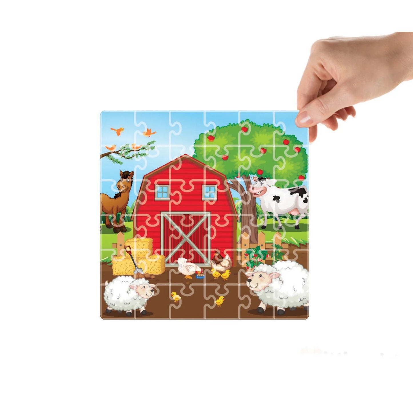 Mittimate Farm House Jigsaw Puzzle Game for Kids Age 4 to 6 Old I 36 Pieces Puzzle Toy I Birthday Gift for Children