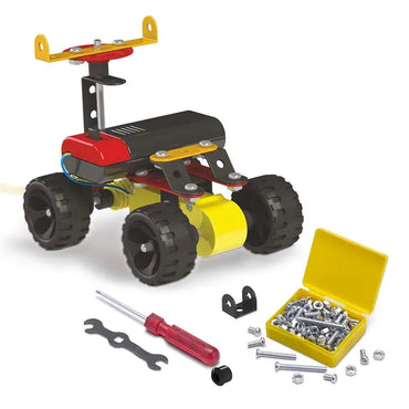 MECHANIX Robotix-0 DIY Motorized Engineering Kit – 106 Pieces | STEM Toy for Kids Age 8+