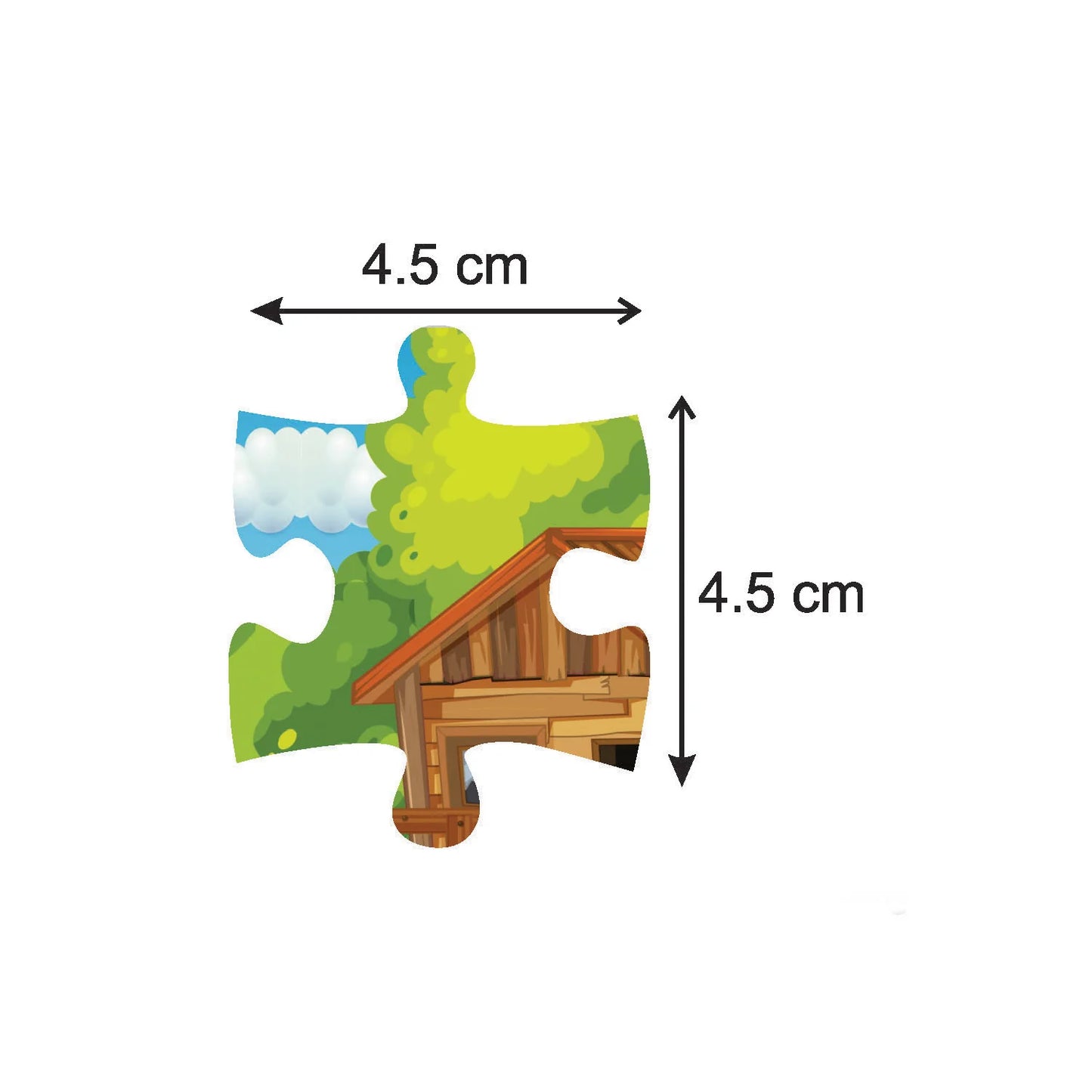 Mittimate Tree House Jigsaw Puzzle (36 Pieces)
