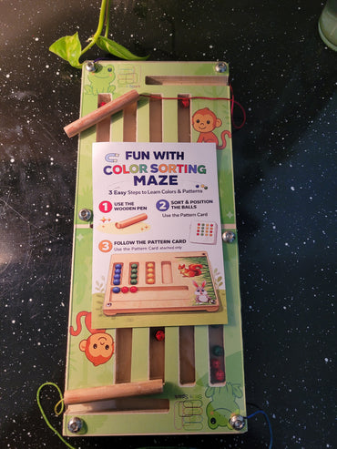 Double Player Jungle Theme Maze Board Puzzle – Hand-Eye Coordination & Fine Motor Skills Board for Kids (Copy) (Copy)