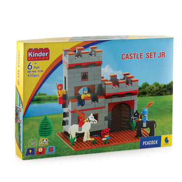 Castle Set JR – 450-Piece Building Block Toy for Kids 6+