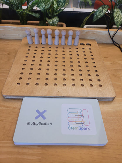 Wooden Math Board for kids aged 3+