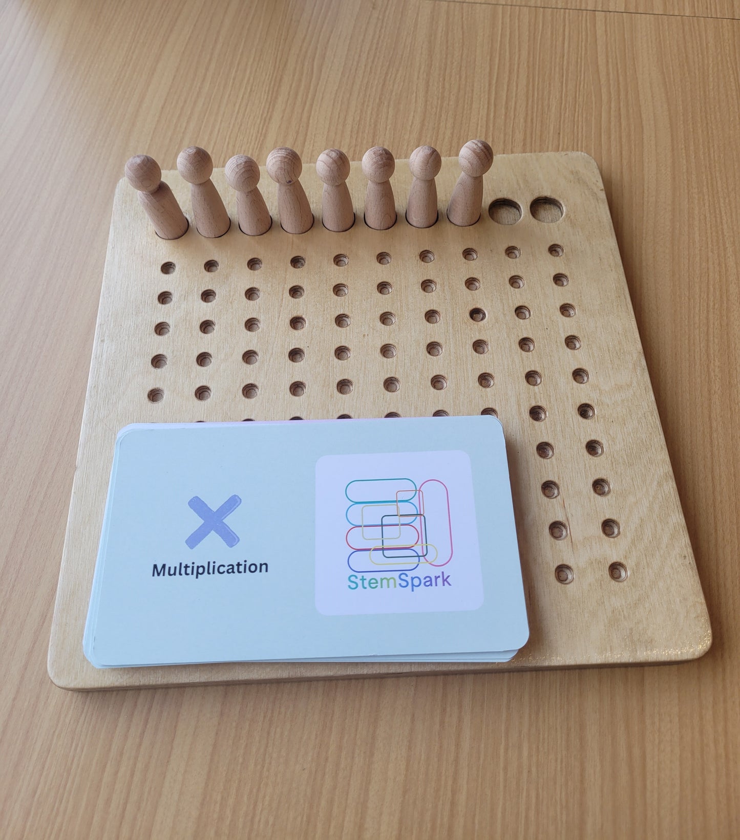 Wooden Math Board for kids aged 3+