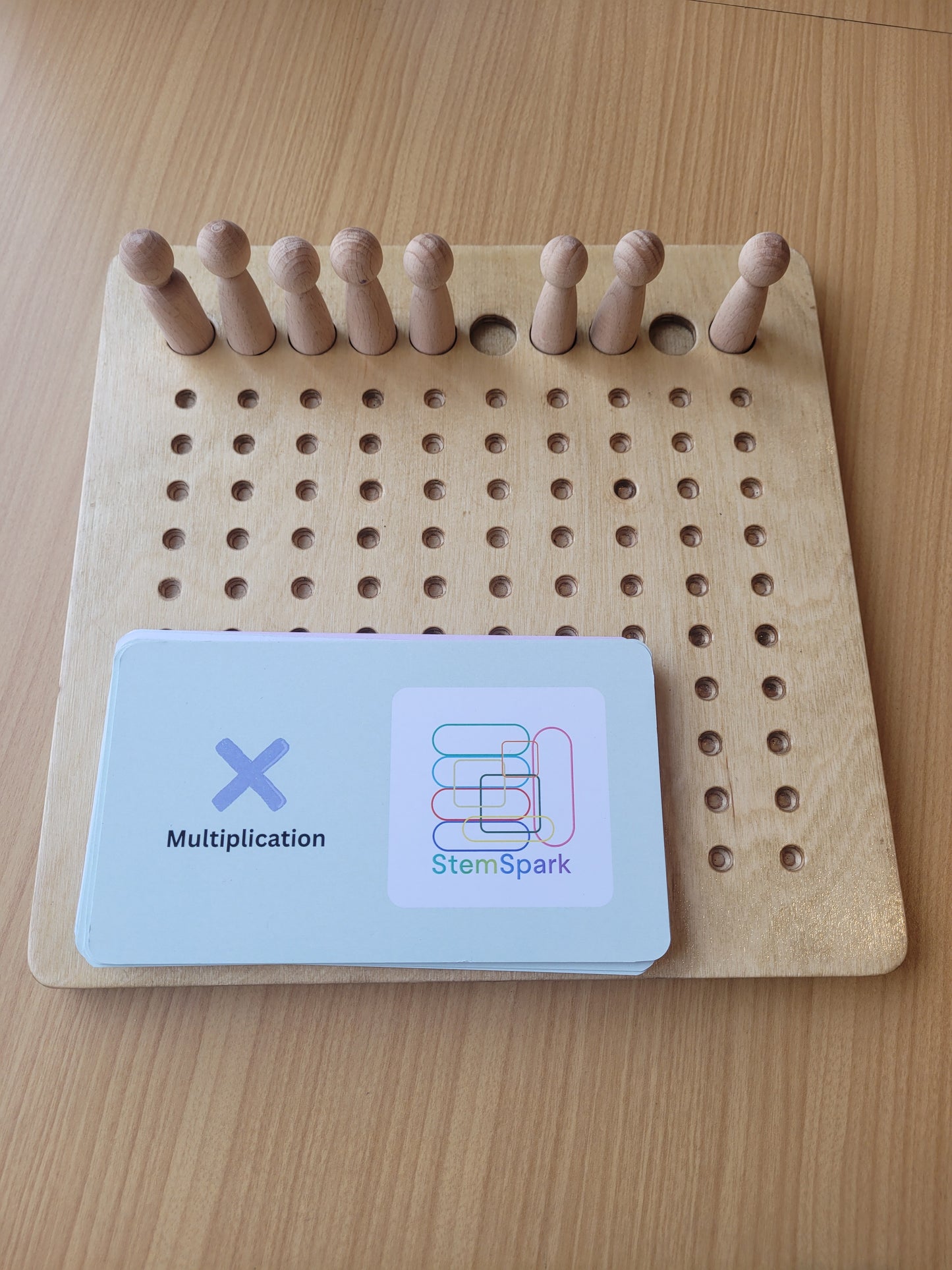 Wooden Math Board for kids aged 3+