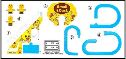 Small Duck Climbing Slide Toy with Music & Lights