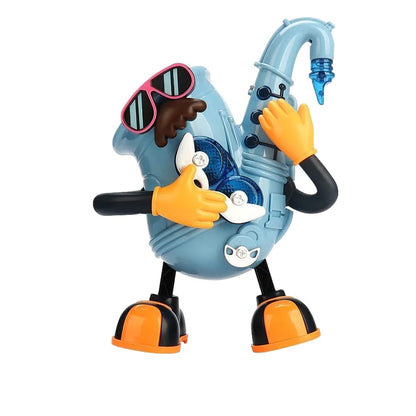 Groovy Saxophone Robot Toy with Lights & Music for Kids