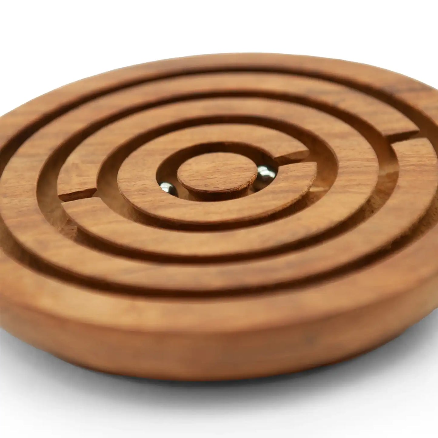 Circle Labyrinth Puzzle | Ball in a Maze for Kids 6+ Years | Wooden Ball Balancing Brain Teaser | Develop Problem-Solving Skill
