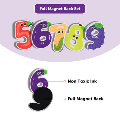 Play Panda Magnetic Numbers & Math Symbols – Fun with Fruits & Veggies!