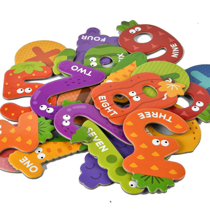 Play Panda Magnetic Numbers & Math Symbols – Fun with Fruits & Veggies!