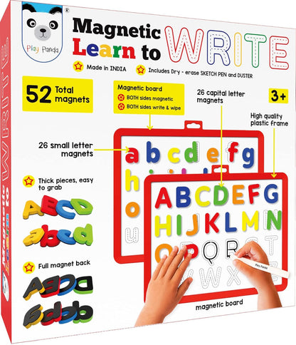 Magnetic Learn to Write – Alphabet Learning Kit for Kids (Ages 3+)