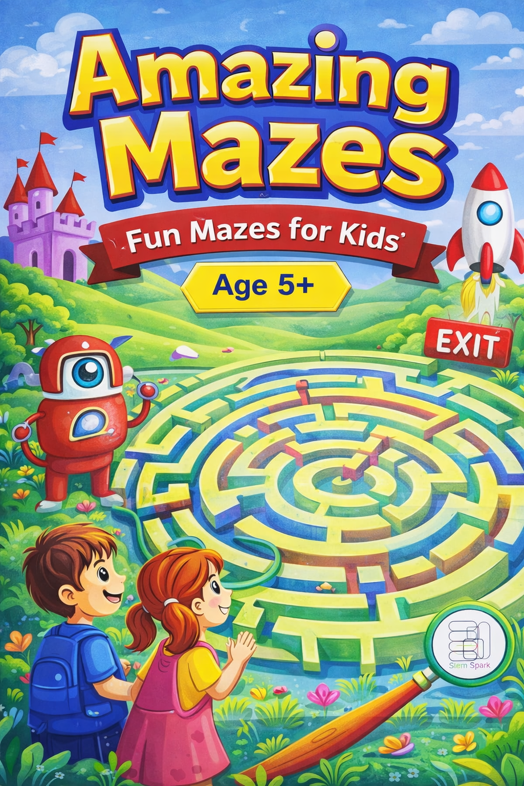 AMAZING MAZES Brain-Boosting Puzzle Book for All Ages