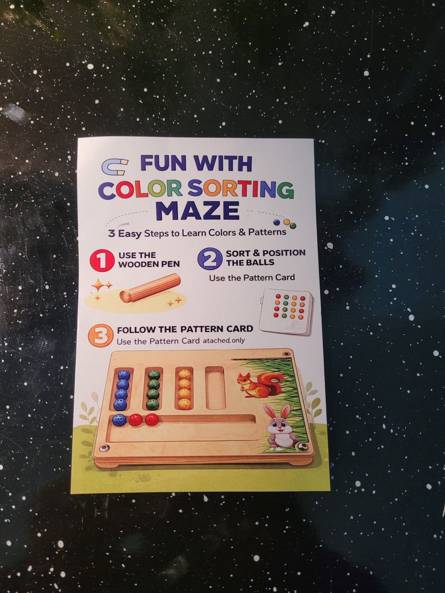 Double Player Jungle Theme Maze Board Puzzle – Hand-Eye Coordination & Fine Motor Skills Board for Kids (Copy) (Copy)