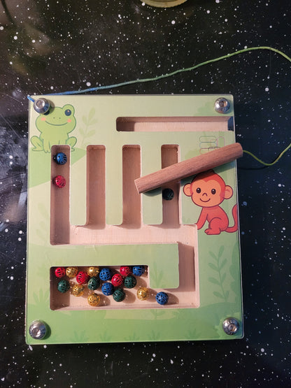 Jungle Theme Maze Board Puzzle – Hand-Eye Coordination & Fine Motor Skills Board for Kids (Copy)