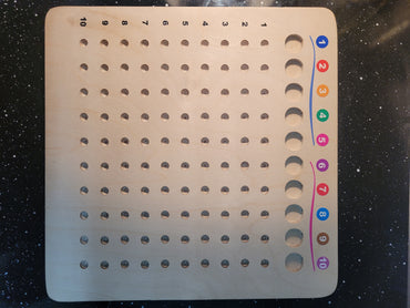 Wooden Math Board for kids aged 6+