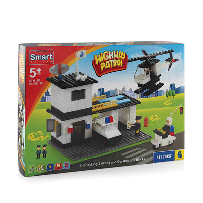 Highway Patrol Building Block Set – 260-Piece Construction Toy